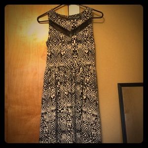 Black and white dress